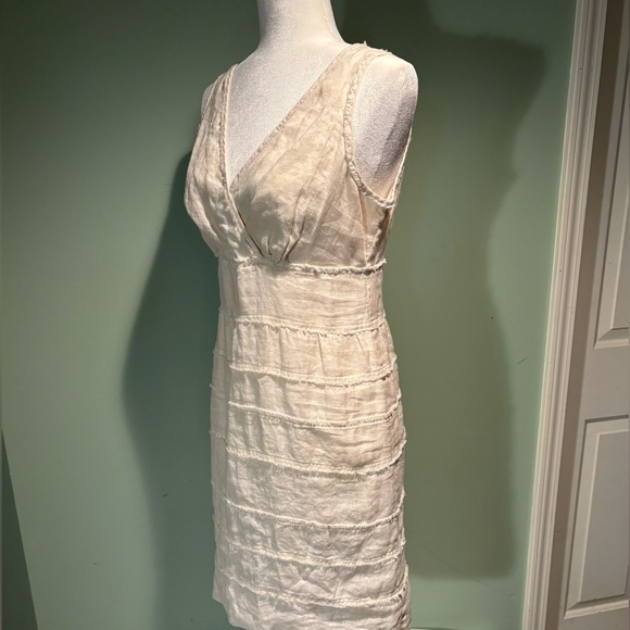 Talbots soft white dress size 10 petite - Picture 2 of 10